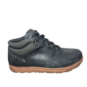 Forsake Phil Mid Black Leather Waterproof Sneaker Boot Men's Size 10